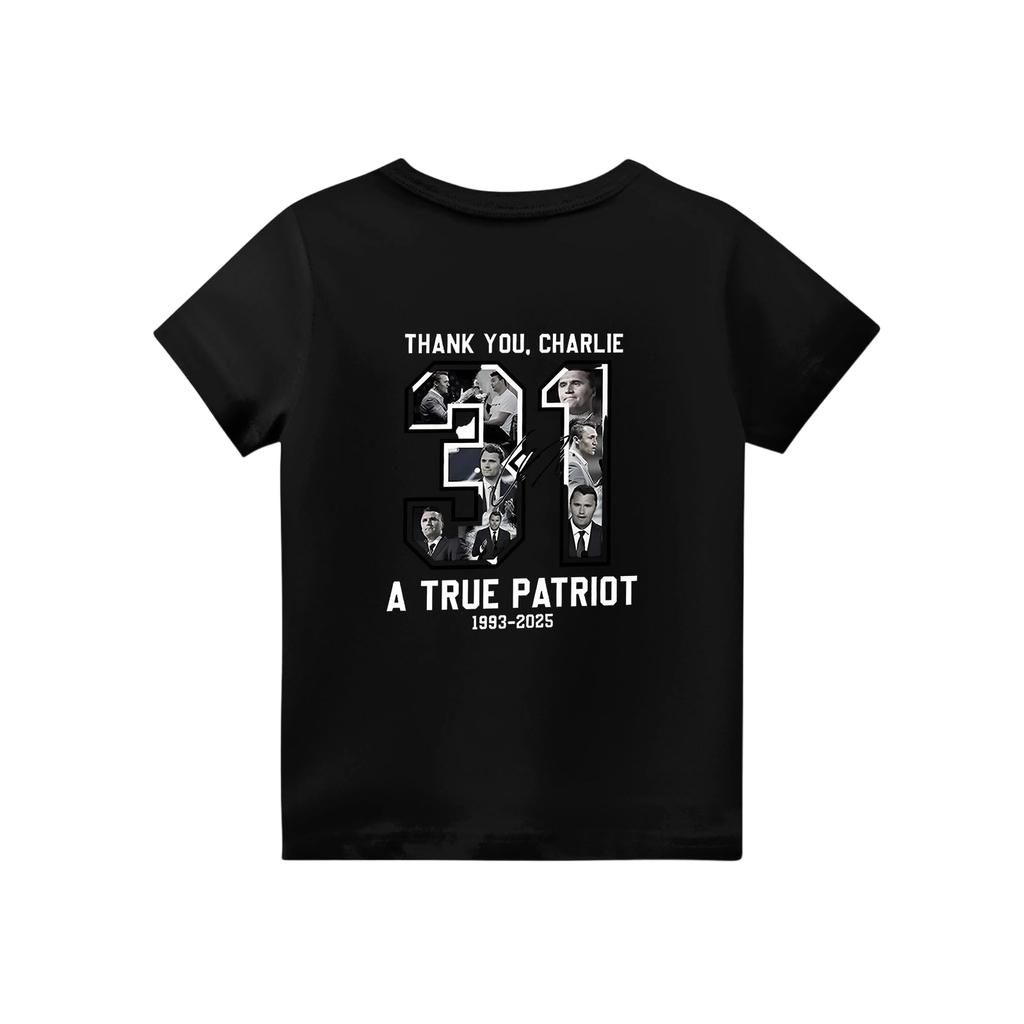 Kid's Casual Daily Printed Top Round Neck T-shirt