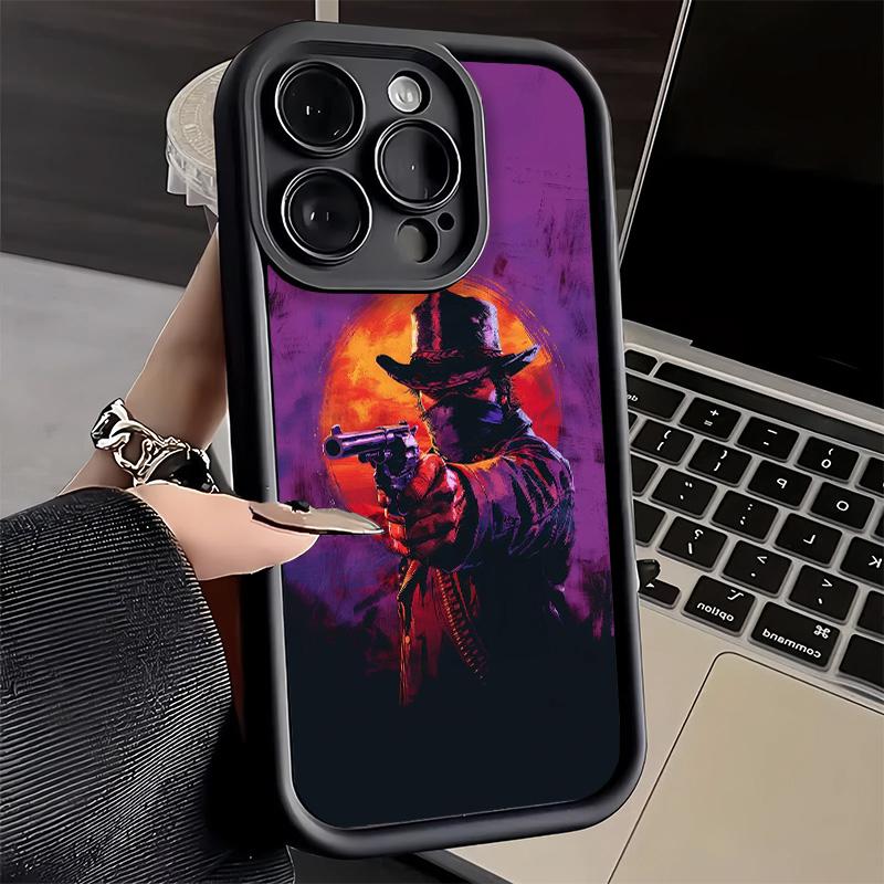Phone Case for iPhone 17 Air 16E 15 16 Pro Max Red Dead R-Redemption Cover 14 Plus 13 12 Mini Soft Shell Silicone Fundas
