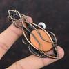 Sun Sitara Pendant Copper Wire Wrapped Gemstone Pendant Handmade Designer Pendant Very Pretty Copper Jewelry Gift For Him Pendant For Women