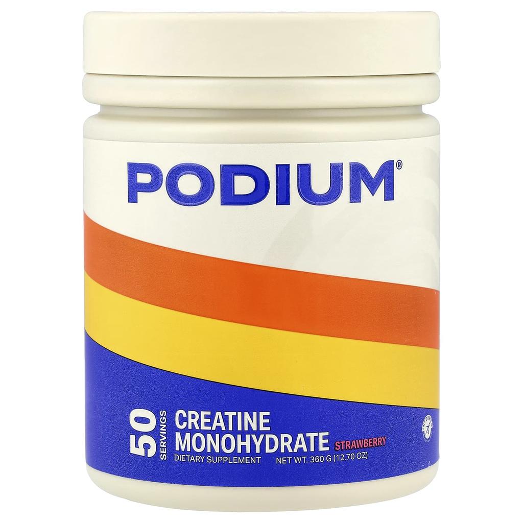 Podium Nutrition, Creatine Monohydrate, Strawberry, 360g (12.7oz)