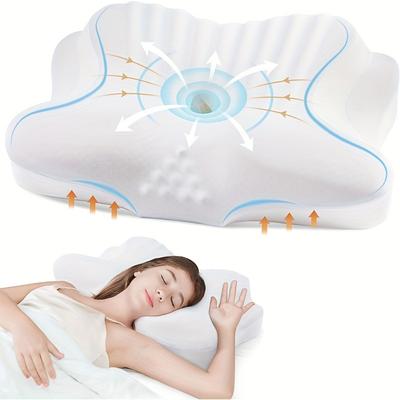 Cervical Pillow for Neck and Shoulder Pain Relief, Memory Foam Pillow Pillow for Side Sleepers, Back Sleepers and Stomach Pain Relief