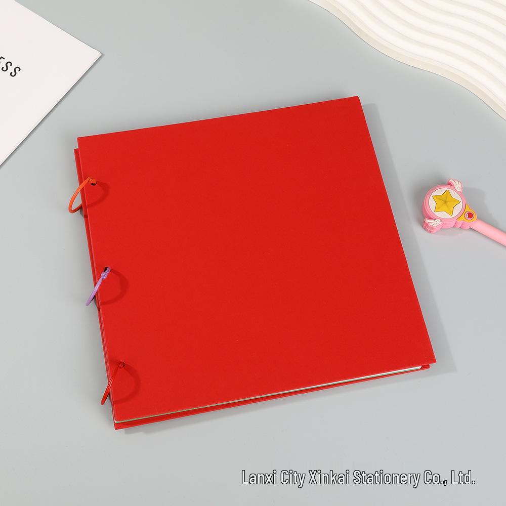 A4 Polaroid Fotoalbum – DIY Scrapbook mit Retro Kraftpapier
