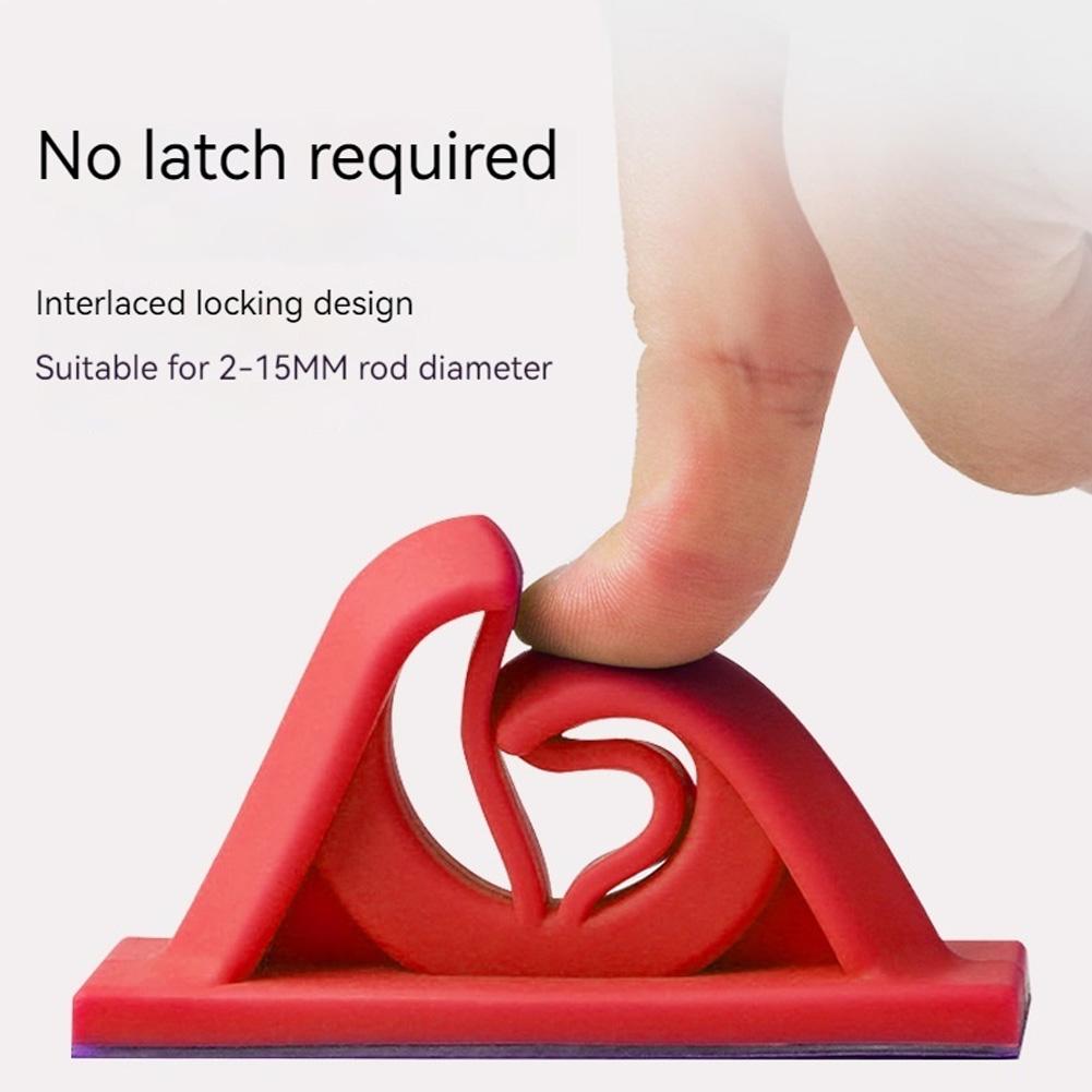 4Pcs Fishing Rod Display Rack Wall Mounted Fishing Pole Holder Clip Storage Rack Vertical Bracket for Wall and Garage