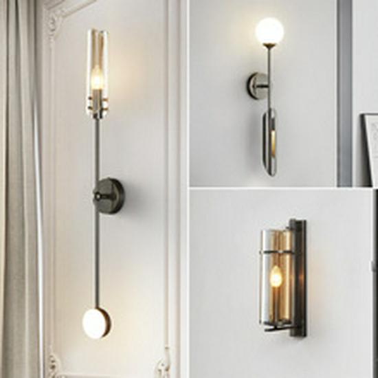 Japanese Minimalist Wooden Wall Lamp for Bedroom, Living Room, or Staircase