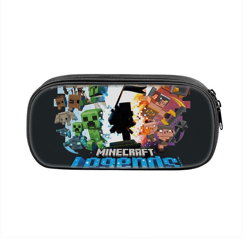 Minecraft Legends School Supplies Storage Bag With Durable Polyester For Kids
