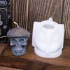 Halloween Hat Skull Candle Silicone Mold DIY Spider Snake Skeleton Gypsum Resin Casting Mold Halloween Decoration