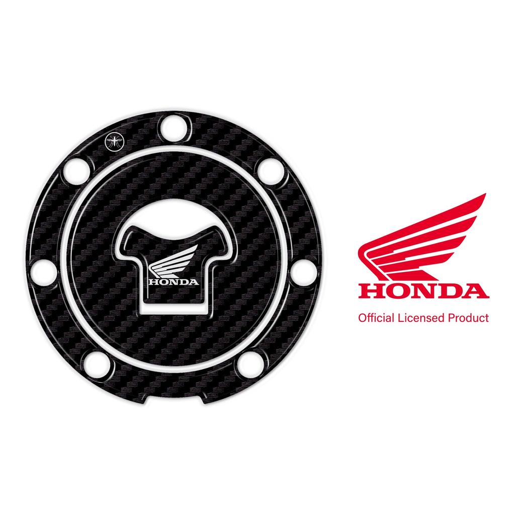 labelbike 3D Resin Sticker Motorcycle Protection 7 Hole Fuel Cap Compatible with Honda