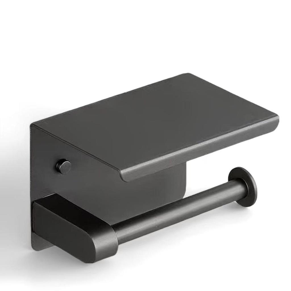 No-Drill Stainless Steel Hotel Toilet Paper Holder 304