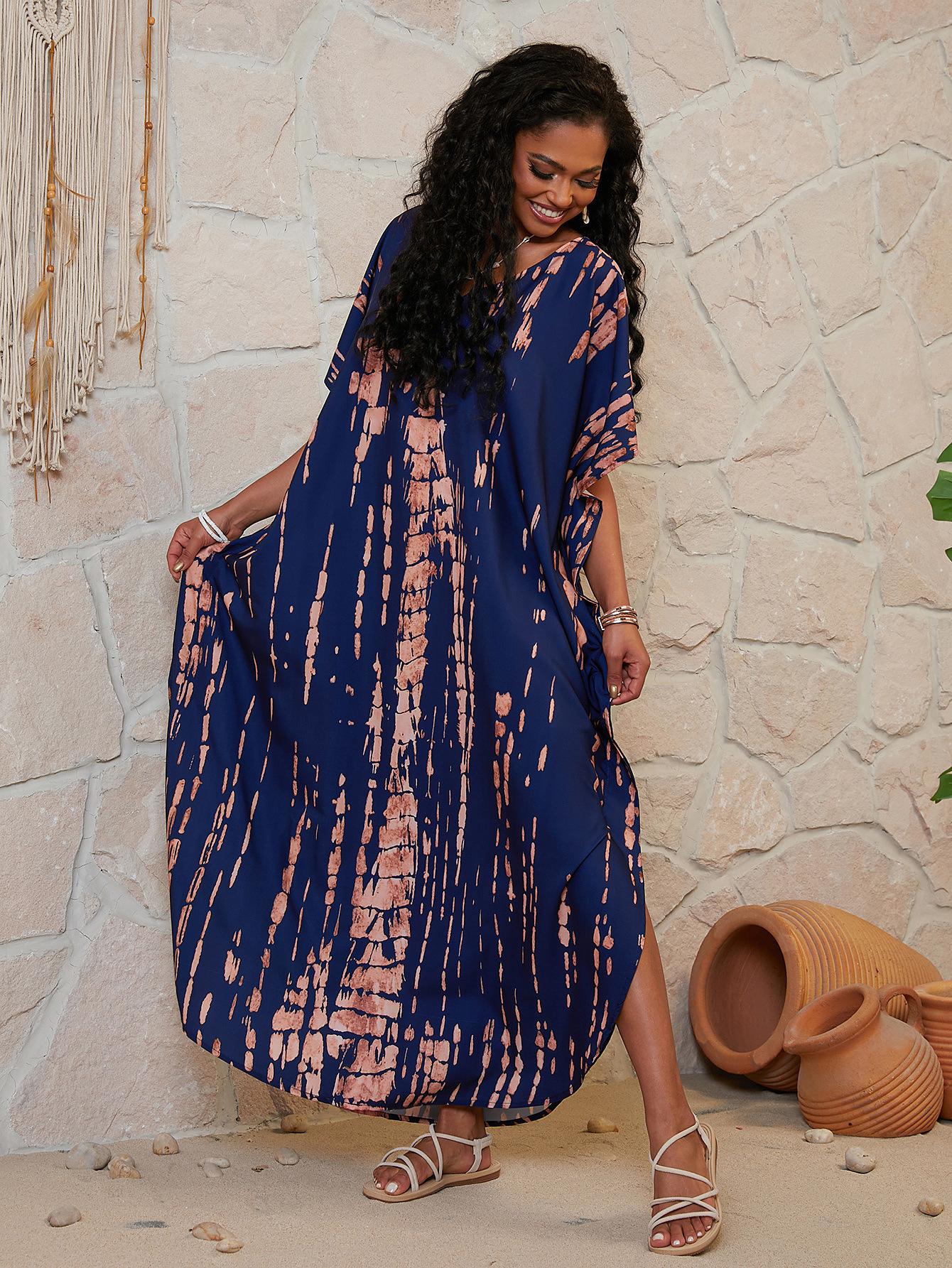 

Европейский и американский быстросохнущий свободный пляжный халат - большой размер One Size