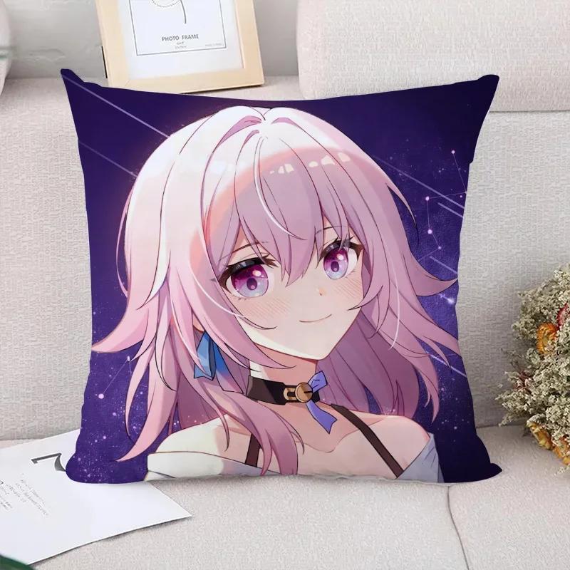 Pillow Cases Decorative Cushions Cover for Sofa Honkai Star Rail Pillowcases  Cushion Covers Pillowcase Car Decoration Body