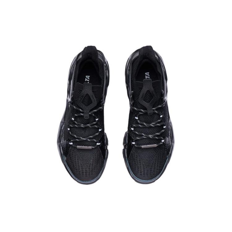 Li Ning Essence 2.3 Delta Cushioning Breathable Low top Vintage Basketball Shoes Women's Black AGBR046-3