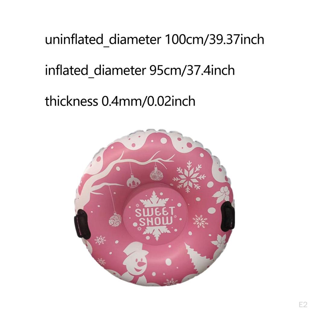 Verdickter PVC Runder Aufblasbarer Schneereifen für Skigebiete