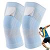 1 Stück Kompressions-Kniebandage Sportliche Kniebandage Anti-Rutsch-Riemen Nylon Atmungsaktiv Basketball Laufen Tennis Kniebandage Unterstützung