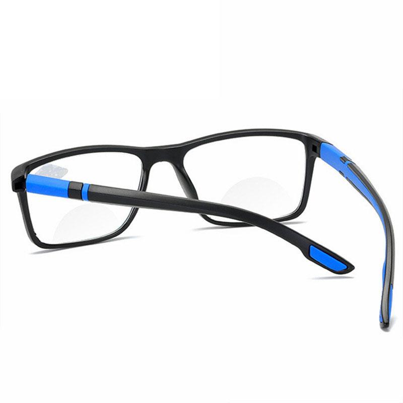 Vintage Bifocal Reading Glasses Women Men Tr90 Anti Blue Light Presbyopia Eyeglasses Near Far Hyperopia Eyewear +1 .0 To +4 .0