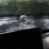 Delicate Miniature Potted Flowers Assorted Colors Car Dashboard Greenery Decor Tabletop Figurines for DIY Crafts Home Ornament