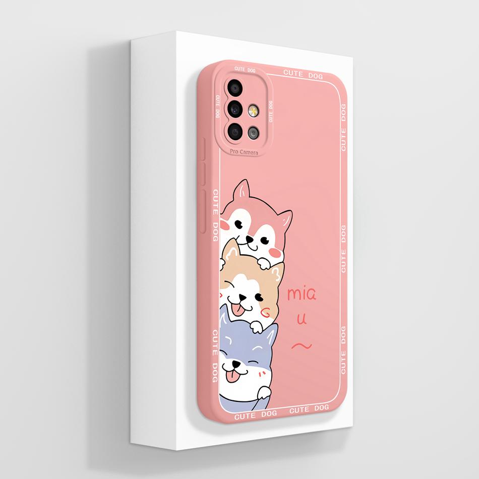 For Samsung A51 A71 A31 Case Fashion Soft Liquid Silicone Full Protection Fundas For Samsung Galaxy A 51 A 71 A 31 Back Cover