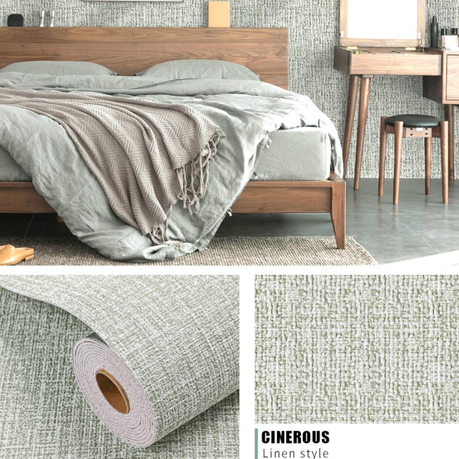 3D Cement Wall Self-Adhesive Wallpaper Waterproof Moistureproof Sofa Bedroom Room Background Renovation Film for Home Decoration