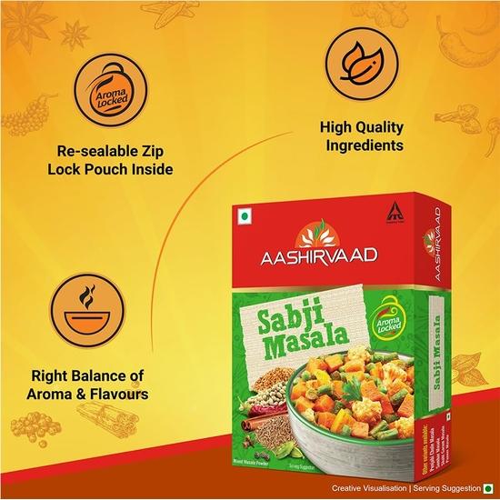 Aashirvaad Sabji Masala, 100g