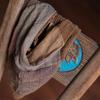 Vintage-Inspired Color Block Triangle Scarf - Ancient Mud