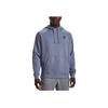 Under Armour Solid Logo Print Fleece Hoodie Men Hoodie Mist-Blue 1357092-767