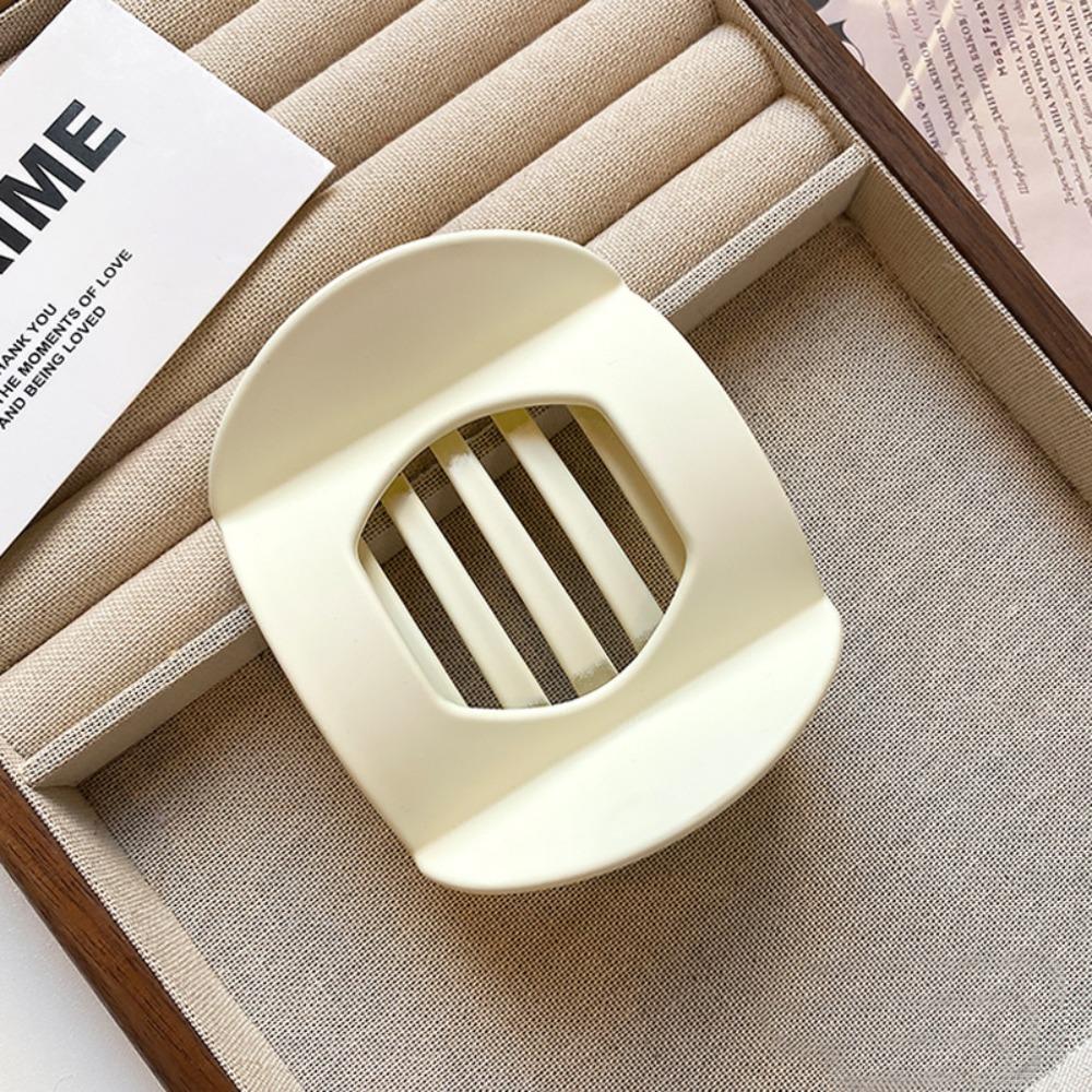 Flat Hair Claw Clip Arc Shaped Hair Barrettes Vintage Hairpin  for Women