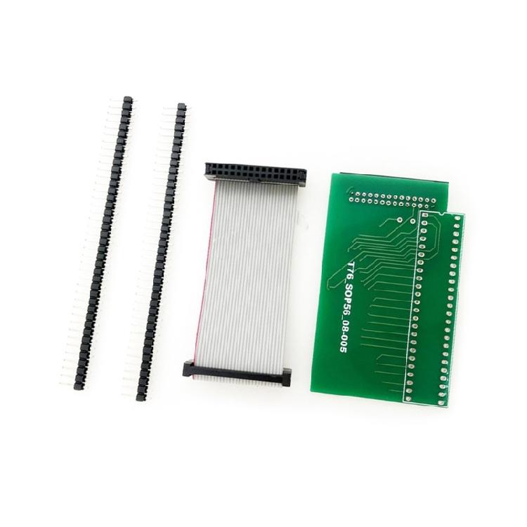 SSOP56 Adapter Socket 0.8mm Pitches Chip Programming Adapter Socket Programming Module Test Burn Socket Replace For T76