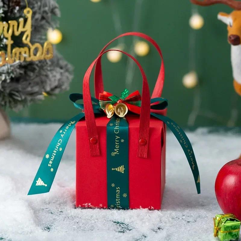 New Christmas New Gift Box Portable Christmas Eve Holiday Gift Paper Box Holiday Companion Christmas Apple Packaging Box