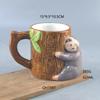 Creative Sloth Shape Zebra Shape Mug Cartoon Ceramic Cup Cute Milk Cup Breakfast Cup Ceramic