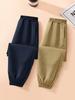 2025 Kids' Fleece-Lined Softshell Ski Pants: Windproof, Waterproof, Elastic Cuffs, Thick, Autumn/Winter Casual, Trendy.