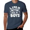 Life Is Better With My Boys TShirt Sun Block Outdoor TShirt