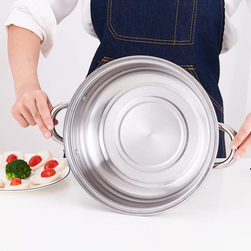 Stainless Steel Double-Layer Thickened Soup Steamer Pot - Multifunctional Household Cookware Gift