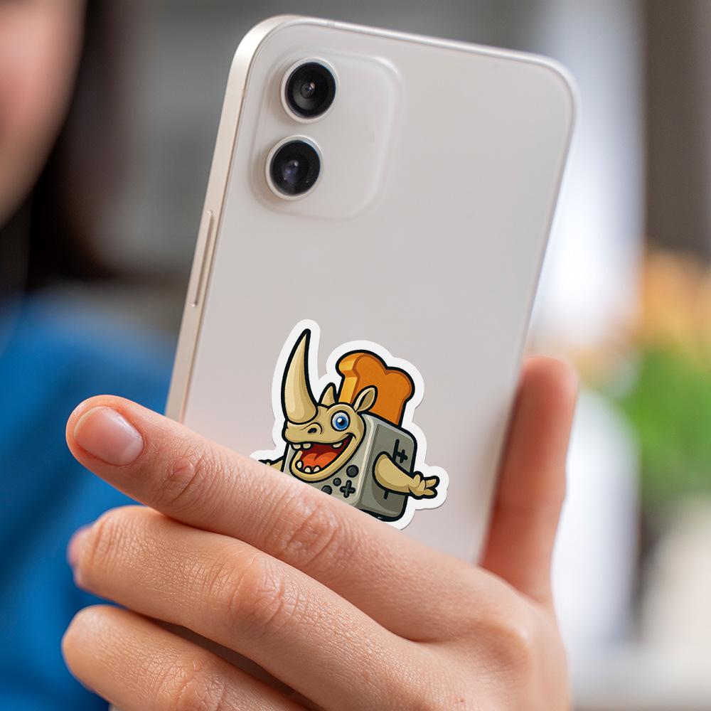 50 Shan Hai Jing Graffiti Stickers - Waterproof Decorative Animal Decals for Water Bottles, Phones, and Computers