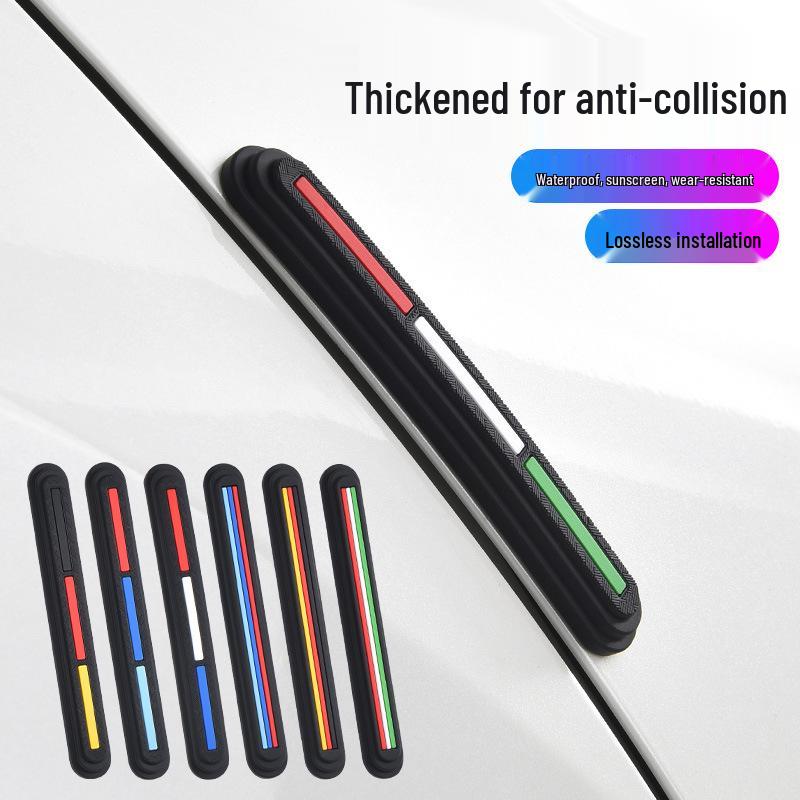 Universal Car Door and Mirror Anti-Collision Sticker - Thickened Edge Protection Strip, Anti-Bump, Anti-Scratch