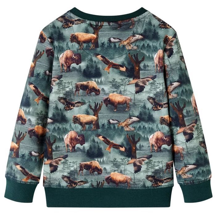 Sweatshirt pour enfants vert foncé 92/104/116/128/140