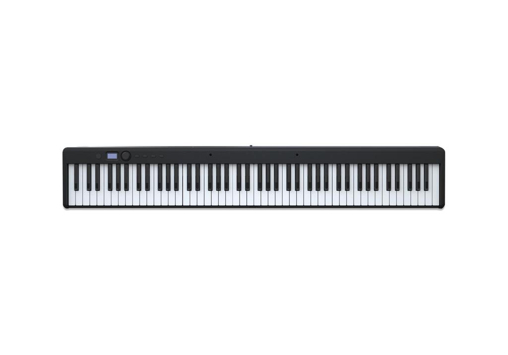 88-Key Folding Electronic Piano with Weighted Hammer Action, MIDI, CE Certified.