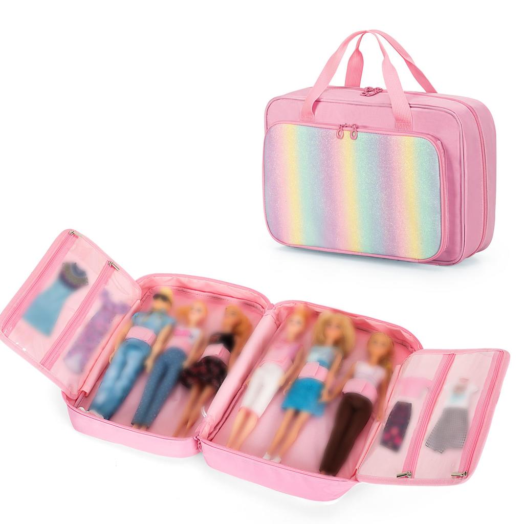 LoDrid Barbie Storage Bag, Doll Storage Bag, Easy to Carry, for Barbie