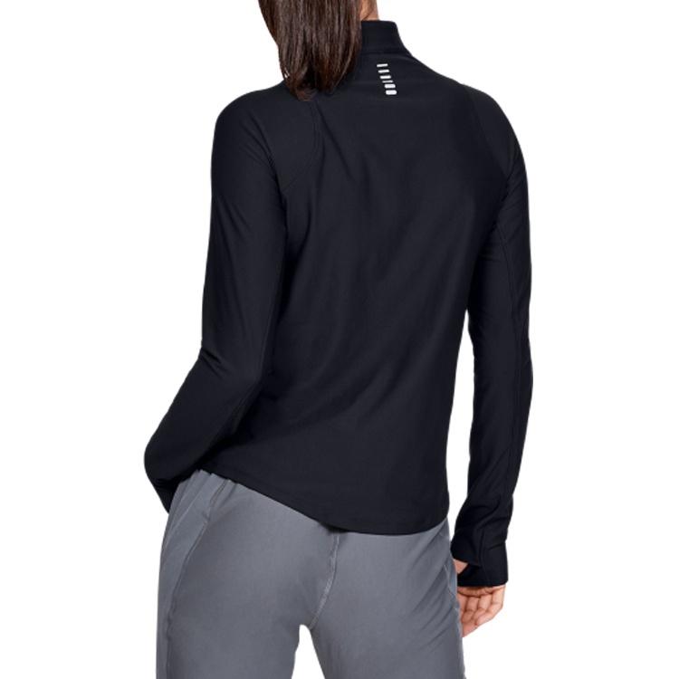 (WMNS) Under Armour Qualifier Hybrid 1/2 Zip Jacket 'Black' Women's 1326512-001