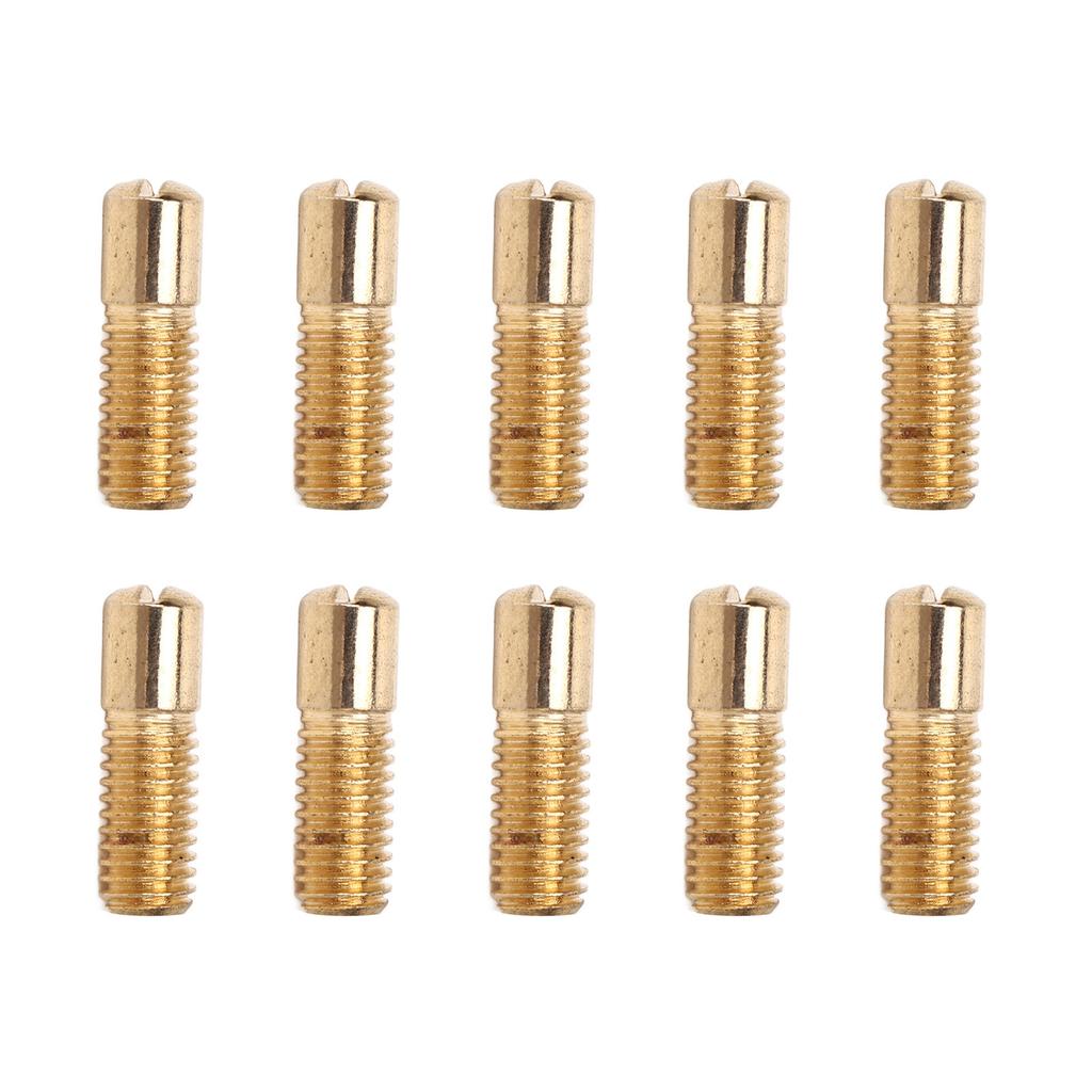 12Pcs Pickup Mounting Screws Metal Single Double Coil Pickup Screws for Electric Guitar M5 Gold