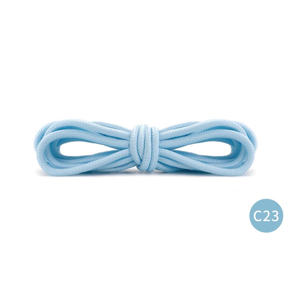 4mm Runde Polyesterfarbige Schnürsenkel für Flyknit, Skateschuhe, AJ Sneaker, Wanderschuhe und Hut-/Hosenkordeln