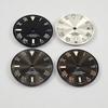 NH35 29mm No Logo Sterile Sunburst Watch Dial For NH35A NH36 Movement Green Luminous Silver/Rose Gold Roman Numeral Nail Dial