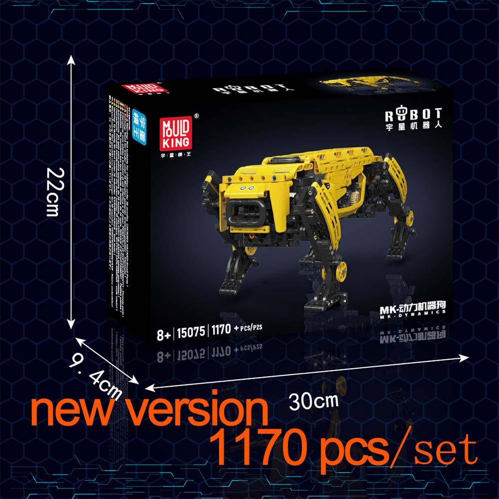 Technical Robot Toys The RC Motorized Boston Dynamics Big Dog Model AlphaDog Building Blocks Bricks Toys for Kid Christmas Gifts