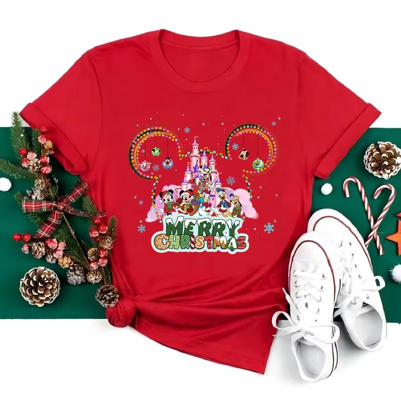 Merry Christmas   Printed TShirt Unisex Womens Cute Y2K Santa Claus TShirt Unisexs Top Harajuku Style Clothing Soft Cotton
