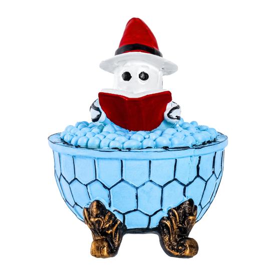 Ghost Bubble Bath Lamp USB Powered Cute Ghost Night Light Halloween Ghost Nightlight Bedroom Christmas Party Decor