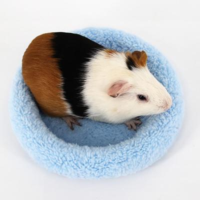 Ramidos Weiches Fleece-Meerschweinchenbett, Winter-Kleintierkäfigmatte, Hamster-Schlafbett