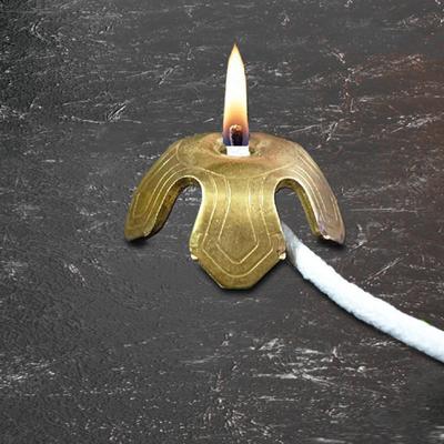 Oil Lamp Wick Holder Lantern Holders for Living Room Holiday Metal Party Desktop Handmade