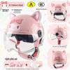 Tiku Electric Car Safety Helmet for Parents and Kids - 3C Certified Sunscreen Melon Hat for All Seasons