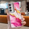 Colorful Marble Case For Samsung Z Flip 8 7 6 5 4 Magnetic For Magsafe Clear PC Hard Folding Phone Cover For Galaxy Z Flip8 Flip7 Flip6