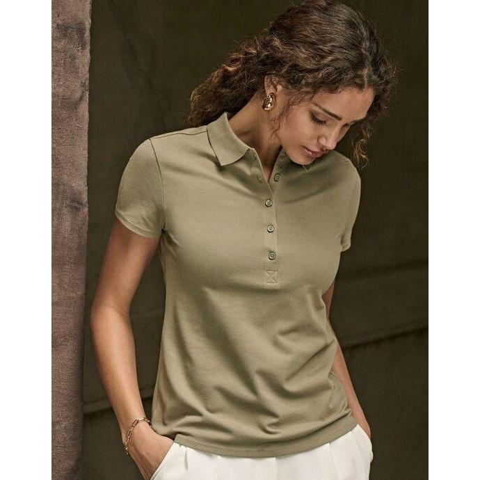 Tee Jays Womens/Ladies Luxury Stretch Short Sleeve Polo Shirt