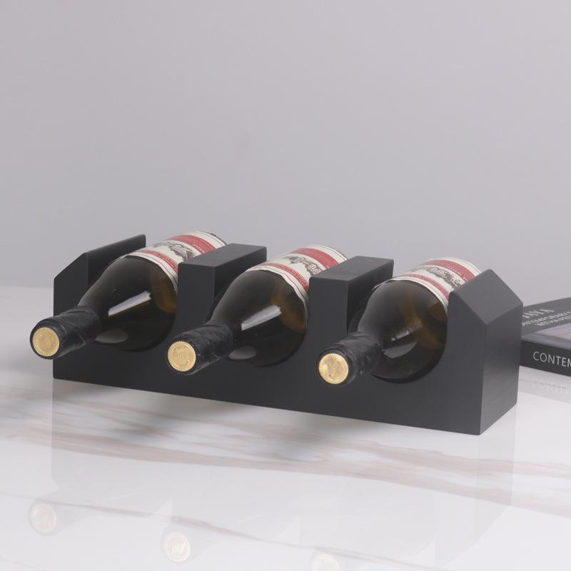 Modern Minimalist Light Luxury Wine Rack Decoration Living Room Home Decoration Restaurant Wine Cabinet Tabletop Wine Rack Decoration