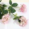 3 Branch Artificial Flower Bouquet with 3-Head Blooms Realistic Faux Silk Flower Bouquet with Stem for Wedding Party Home Office Decor